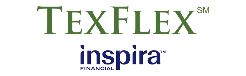 Tex flex and Inspira financial logo