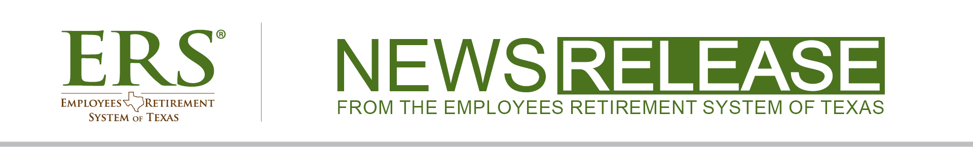 Employees Retirement System of Texas News Release logo