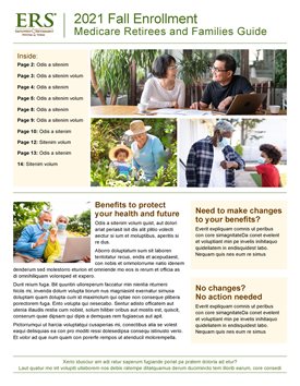 Cover of Your ERS Connection 2021 Fall Enrollment newsletter