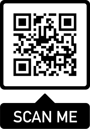 QR code for ERS wellness bulletin signup page